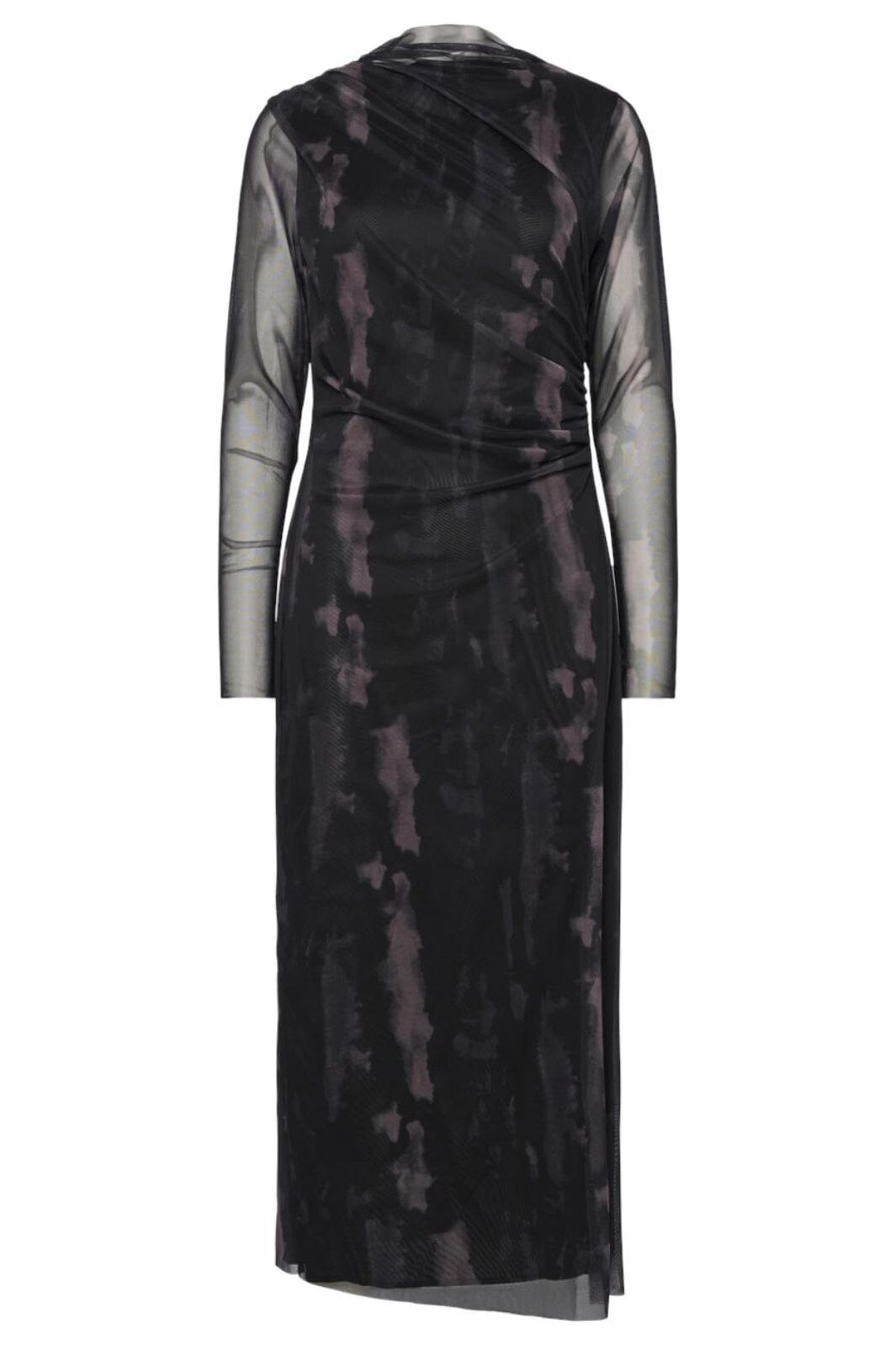 Y.A.S - Yaslomi Ls Long Dress 26036877 - 4693853 - Black Lomi Print Kjoler 