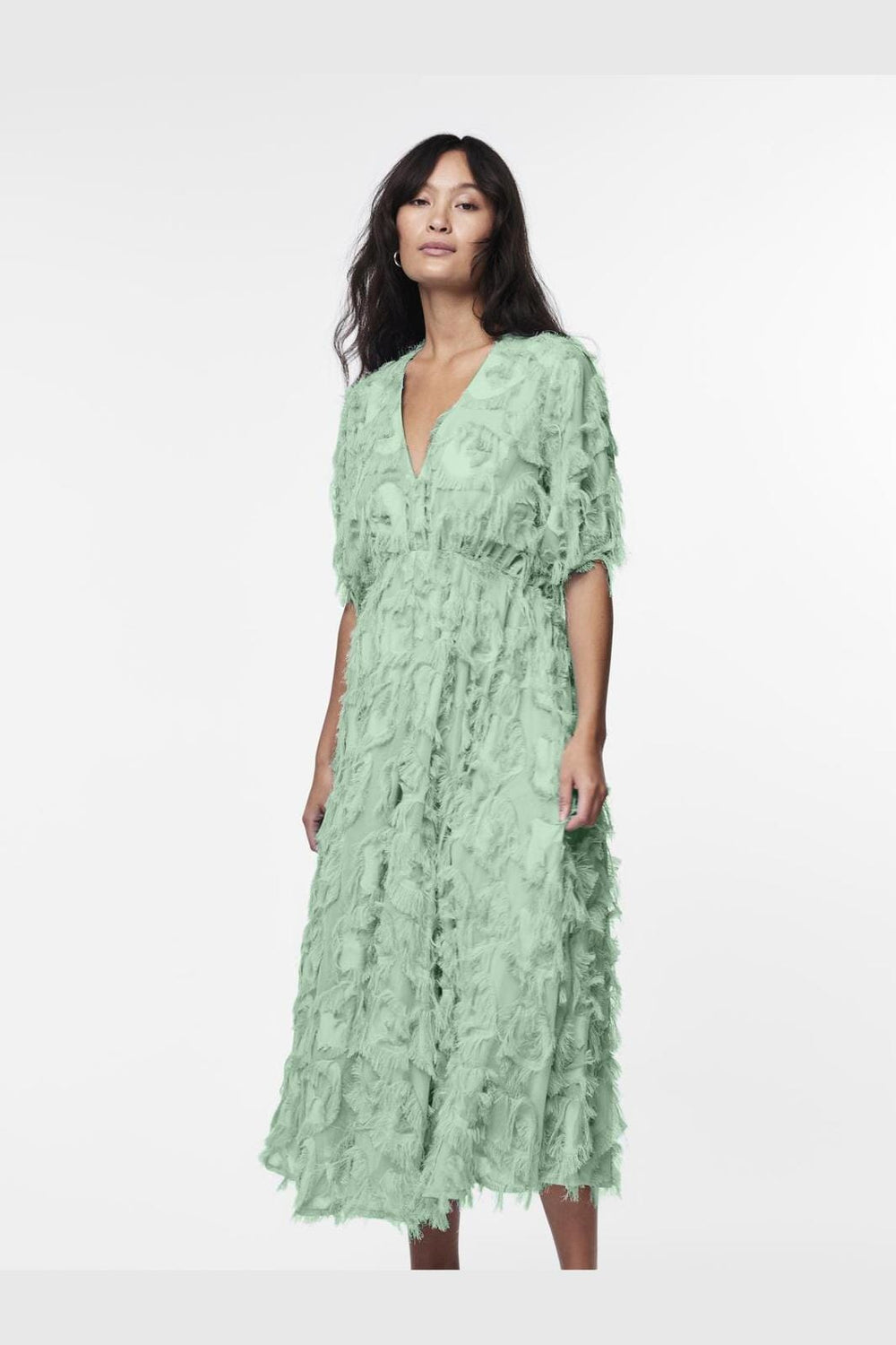 Y.A.S - Yaspazylla 2/4 Midi Dress - 4775747 Mist Green