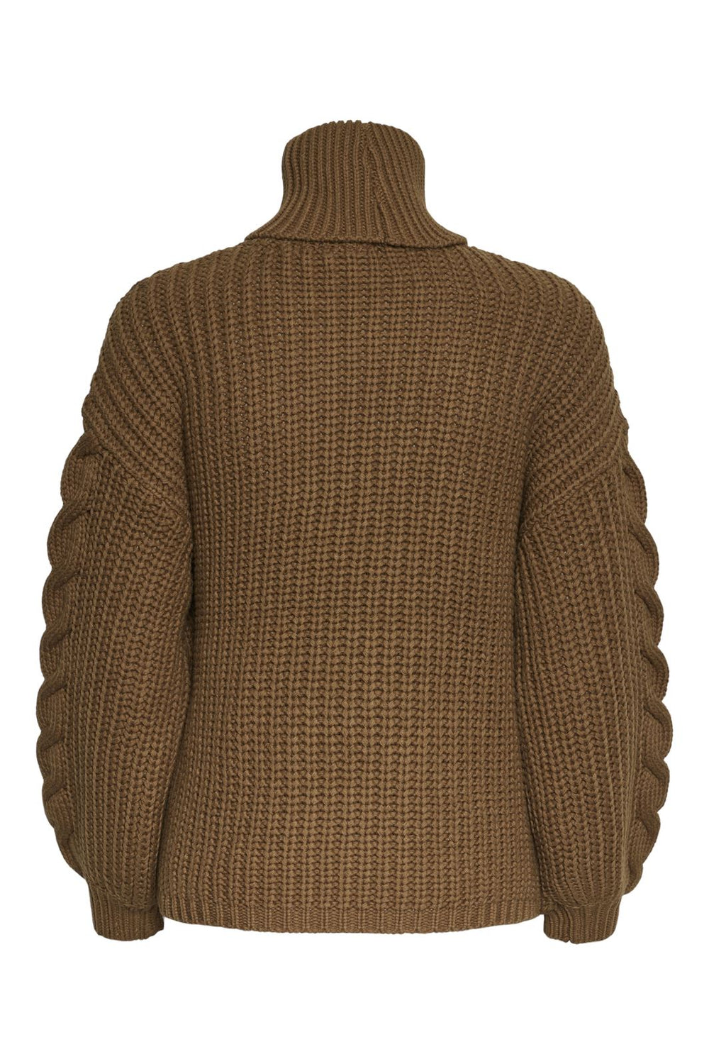 Y.A.S - Yassanne Ls Knit Rollneck Pullover - 4643747 Tigers Eye