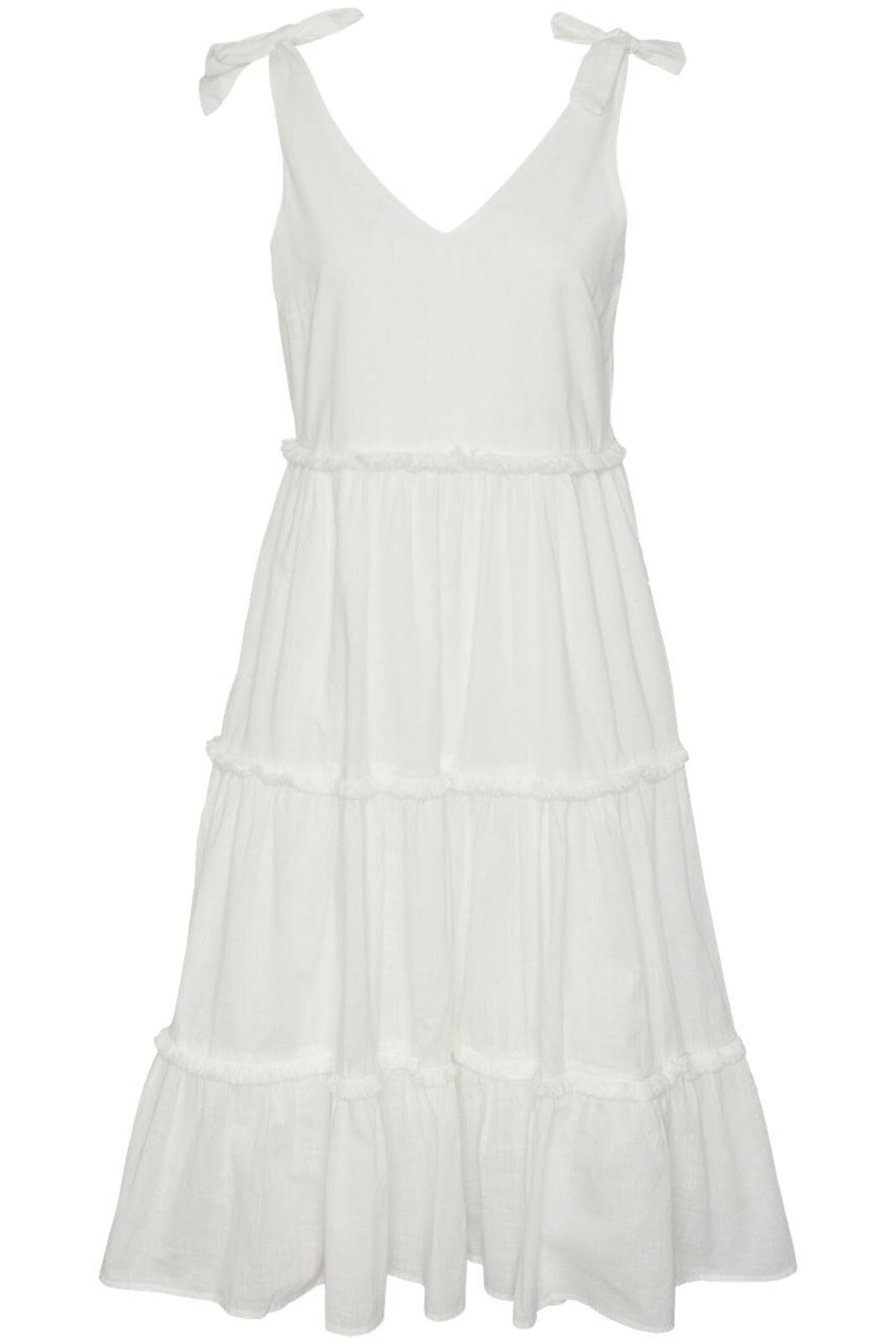 Y.A.S - Yassila Sl Midi Dress - 4461674 Star White