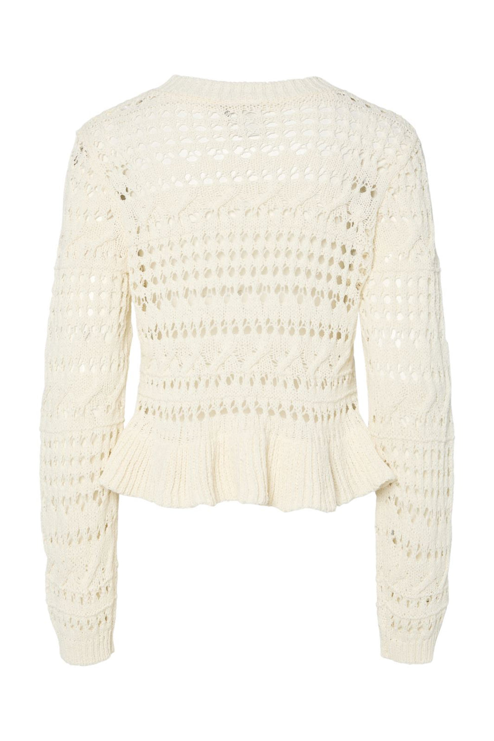 Y.A.S - Yastucca Ls Short Knit Pullover - 4700237 Gardenia